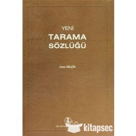 YENI TARAMA SÖZLÜĞÜ - CEM DİLÇİN