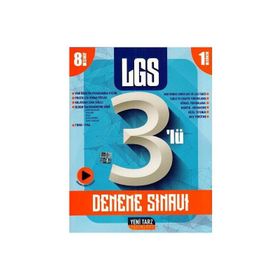 Yeni Tarz Yayınları 8. Sınıf 1. Dönem LGS 3'lü Deneme