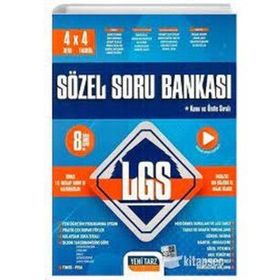 Yeni Tarz Yayınları 8. Sınıf LGS 4 Ders x 4 Fasikül Sözel Yetenek Soru Bankası