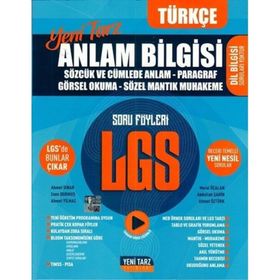 Yeni Tarz Yayınları 8. Sınıf LGS Anlam Bilgisi Soru Föyleri