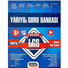 Yeni Tarz Yayınları - 8. Sınıf LGS Fasikül Yarıyıl Soru Bankası