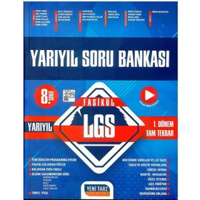 Yeni Tarz Yayınları - 8. Sınıf LGS Fasikül Yarıyıl Soru Bankası