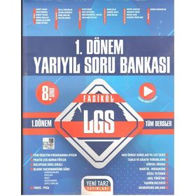 Yeni Tarz Yayınları - 8. Sınıf LGS Fasikül Yarıyıl Soru Bankası