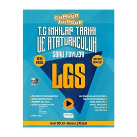 Yeni Tarz Yayınları 8. Sınıf LGS İnkılap Tarihi ve Atatürkçülük Gümbür Gümbür Soru Föyleri