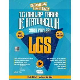 Yeni Tarz Yayınları 8. Sınıf LGS İnkılap Tarihi ve Atatürkçülük Gümbür Gümbür Soru Föyleri