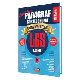 Yeni Tarz Yayınları 8. Sınıf LGS Paragraf Görsel Okuma Branş Deneme
