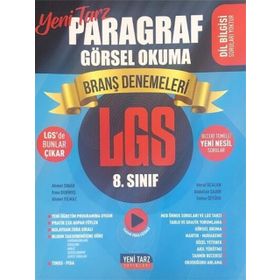 Yeni Tarz Yayınları 8. Sınıf LGS Paragraf Görsel Okuma Branş Deneme