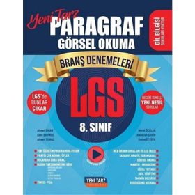 Yeni Tarz Yayınları 8. Sınıf LGS Paragraf Görsel Okuma Branş Deneme