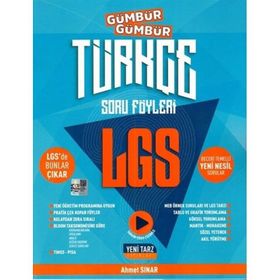 Yeni Tarz Yayınları 8. Sınıf LGS Türkçe Gümbür Gümbür Soru Föyleri