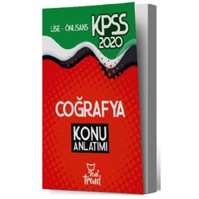 Yeni Trend 2020 KPSS Lise Ön Lisans Coğrafya Konu Anlatımı