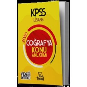 Yeni Trend 2020 KPSS Lise Ön Lisans Coğrafya Konu Anlatımı