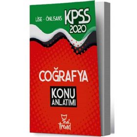 Yeni Trend 2020 KPSS Lise Ön Lisans Coğrafya Konu Anlatımı