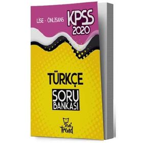 Yeni Trend Yayınları 2020 Kpss Lise Ön Lisans Türkçe Soru Bankası