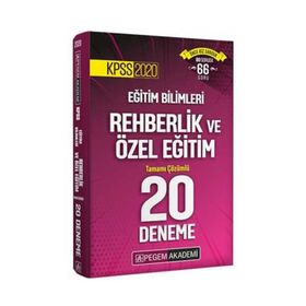 Yeni Trend Yayınları 2020 KPSS Rehberlik ve Özel Eğitim Soru Bankası