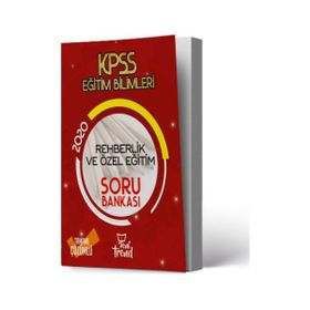 Yeni Trend Yayınları 2020 KPSS Rehberlik ve Özel Eğitim Soru Bankası