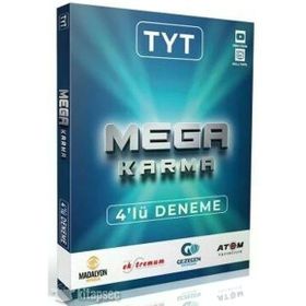 Yeni TYT Mega Karma 4'lü Deneme - Gezegen Yayınları