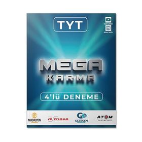 Yeni TYT Mega Karma 4'lü Deneme - Gezegen Yayınları