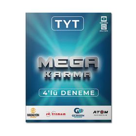 Yeni TYT Mega Karma 4'lü Deneme - Gezegen Yayınları