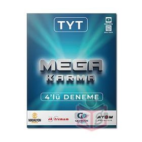Yeni TYT Mega Karma 4'lü Deneme - Gezegen Yayınları