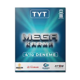 Yeni TYT Mega Karma 4'lü Deneme - Gezegen Yayınları