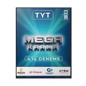Yeni TYT Mega Karma 4'lü Deneme - Gezegen Yayınları