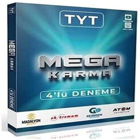 Yeni TYT Mega Karma 4'lü Deneme - Gezegen Yayınları