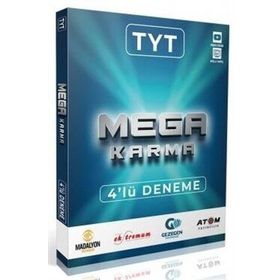Yeni TYT Mega Karma 4'lü Deneme - Gezegen Yayınları