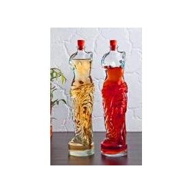 Yeni11 200 ml 2'li Set Venüs Yağdanlık Kadın Figürlü Sirkelik Sosluk