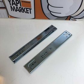 Yeniler 45x300 mm Frenli Teleskopik Bilyalı Ray