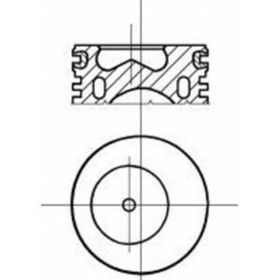 Yenmak 31-04303-040 0.40 Palio Siena Uno 1.4 8 Valf 89 80x50 Motor Piston Segmanı