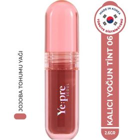 Ye:pre 06 Neutral Rose Pretty Water Velvet Uzun Süre Kalıcı Kadife Dokulu Mat Kore 2.6 gr Lip Tint