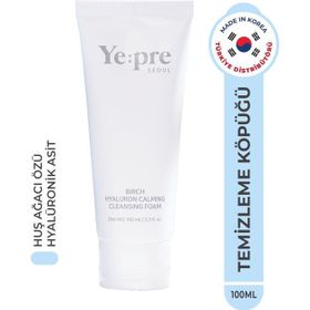 Ye:pre Birch Hyaluron Calming Foam Huş Ağacı Özü Hyaluronic Acid Kore 100 ml Nemlendirici Yüz Temizleme Jeli