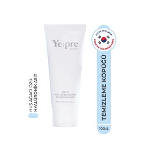 Ye:pre Birch Hyaluron Calming Foam Huş Ağacı Özü Hyaluronic Acid Kore 100 ml Nemlendirici Yüz Temizleme Jeli