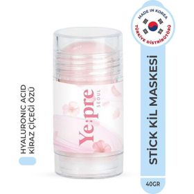 Ye:pre Cherry Blossom Mud Stick Mask Nemlendirici Hyaluronic Acid Kore 40 gr Kil Maskesi