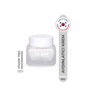 Ye:pre Vitamin Tree Brightening Cream Niacinamide Kore 50 ml Aydınlatıcı Cilt Tonu Eşitleyici Nemlendirici