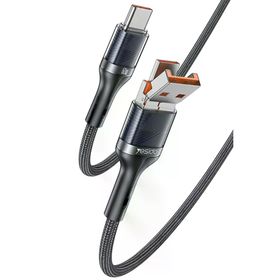 Yesido Ca165C 1.2M 2In1 Siyah Bir Ucu Usb Kablo