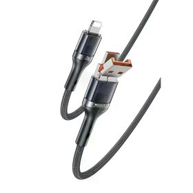 Yesido Ca165L 1.2M Siyah Bir Ucu Usb Kablo