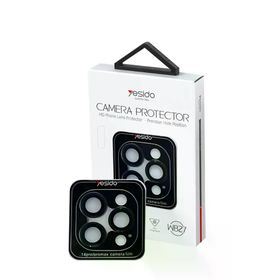 Yesido iPhone 14 Pro Max WB27 Siyah Metal Kamera Lens