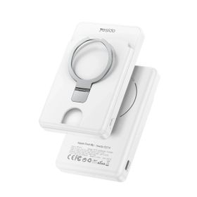Yesido YP73 Beyaz Konum Takip Özellikli 5.000 mAh Kablosuz Magsafe Powerbank