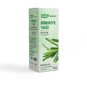 Yeşil Pazar 10 ml Bitkisel Sabit Biberiye Yağı