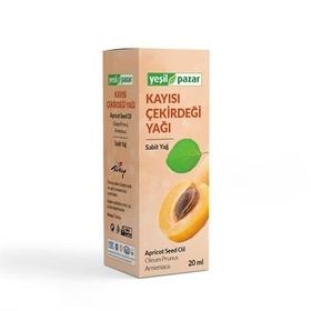 Yeşil Pazar 20 ml Bitkisel Sabit Kayısı Çekirdeği Yağı