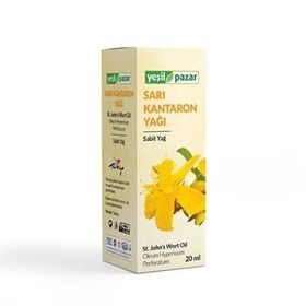 Yeşil Pazar 20 ml Bitkisel Sabit Sarı Kantaron Yağı