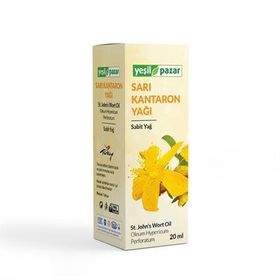 Yeşil Pazar 20 ml Bitkisel Sabit Sarı Kantaron Yağı