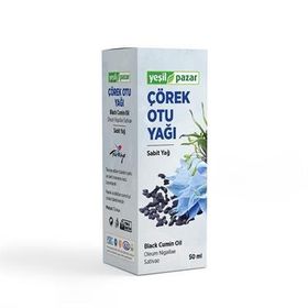 Yeşil Pazar 50 ml Bitkisel Sabit Çörekotu Yağı