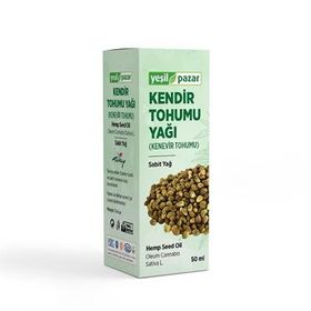 Yeşil Pazar 50 ml Bitkisel Sabit Kenevir Yağı