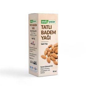 Yeşil Pazar 50 ml Bitkisel Sabit Tatlı Badem Yağı