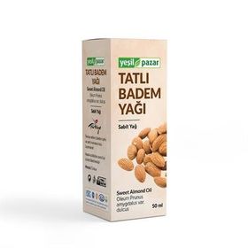 Yeşil Pazar 50 ml Bitkisel Sabit Tatlı Badem Yağı