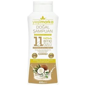 Yeşilmarka 11 Bitki Özlü Doğal Kuru ve İnce Telli Saçlar 400 ml Şampuan