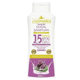 Yeşilmarka 15 Bitki Özlü Doğal Kepekli Saçlar İçin 400 ml Şampuan