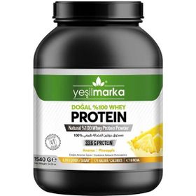 Yeşilmarka 1540 gr Ananas Aromalı Doğal Whey Protein Tozu